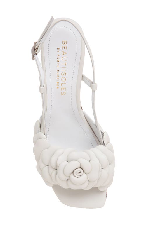 Shop Beautiisoles Finley Slingback Sandal In White