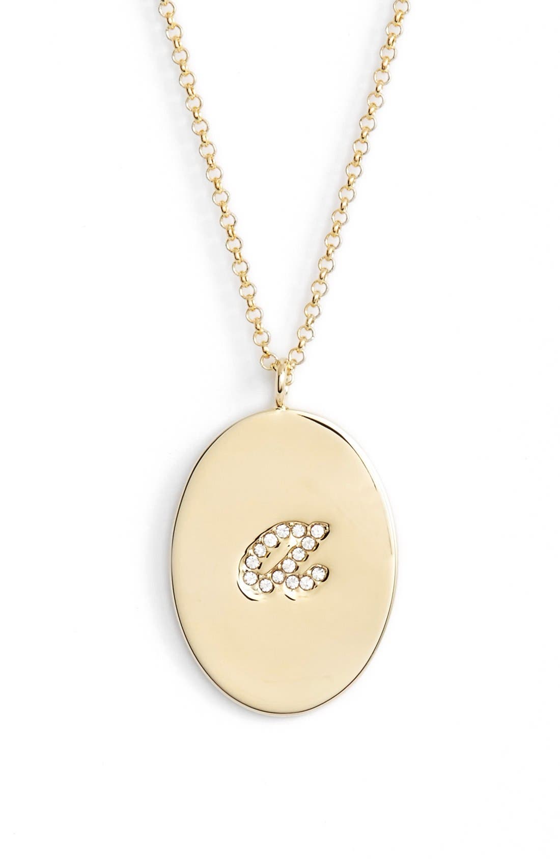 kate spade new york 'initial thoughts' initial pendant necklace Nordstrom