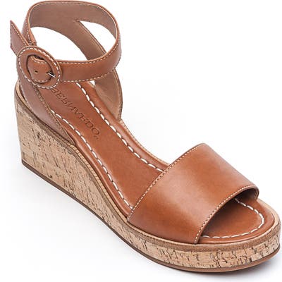 Bernardo Footwear Kelly Wedge Sandal- Brown