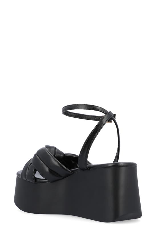 Journee Collection Lailee Ankle Strap Platform Sandal In Black