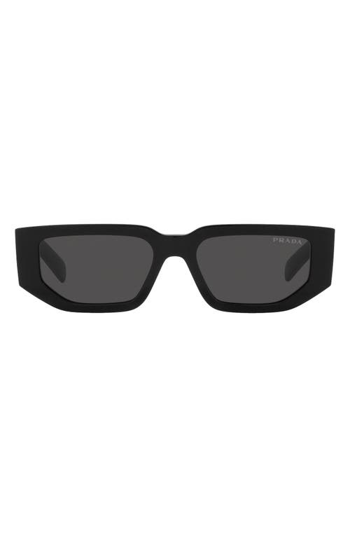 EAN 8056597744171 product image for Prada 56mm Rectangular Sunglasses in Black at Nordstrom | upcitemdb.com