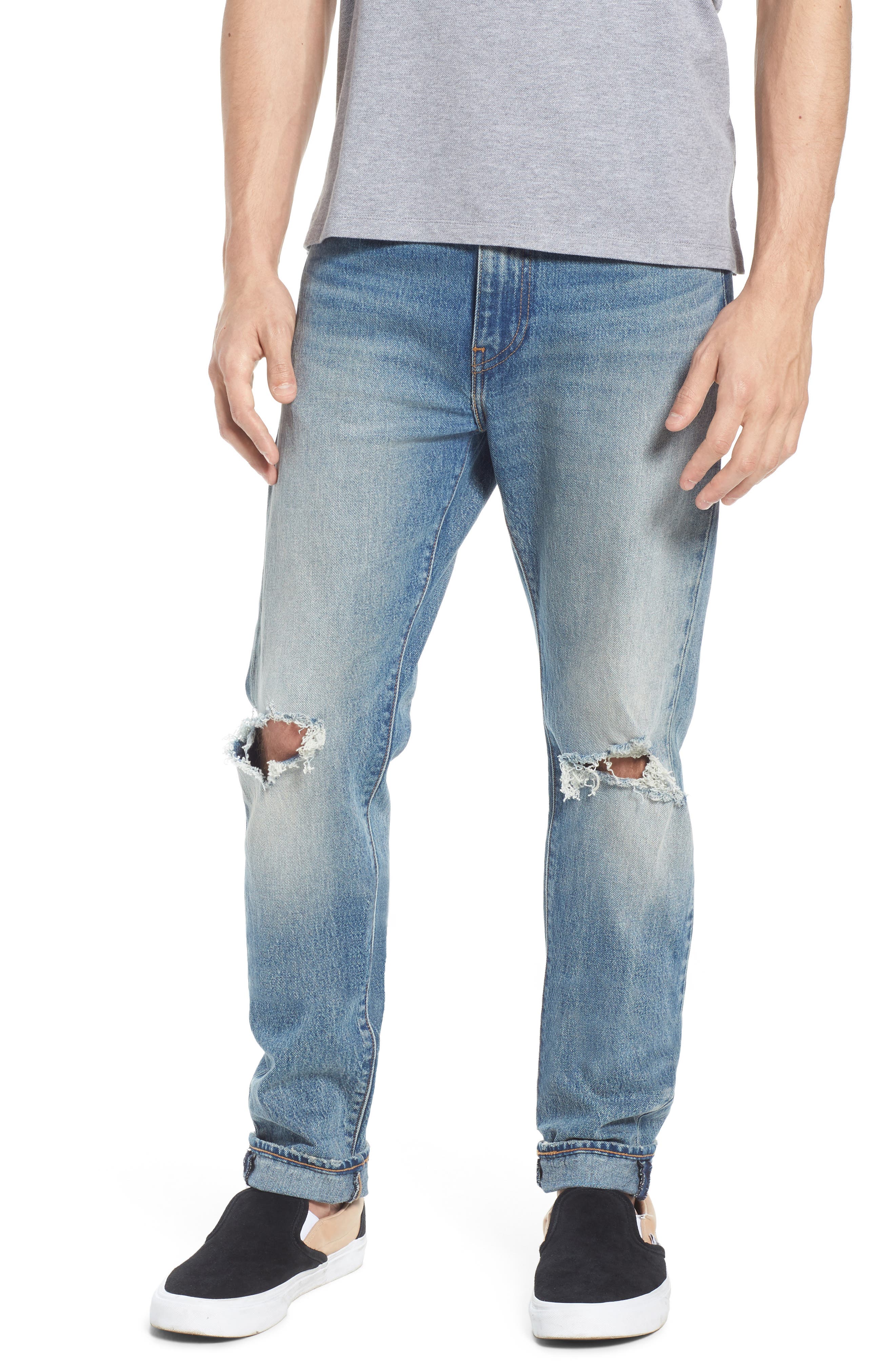 levis 510 ripped jeans