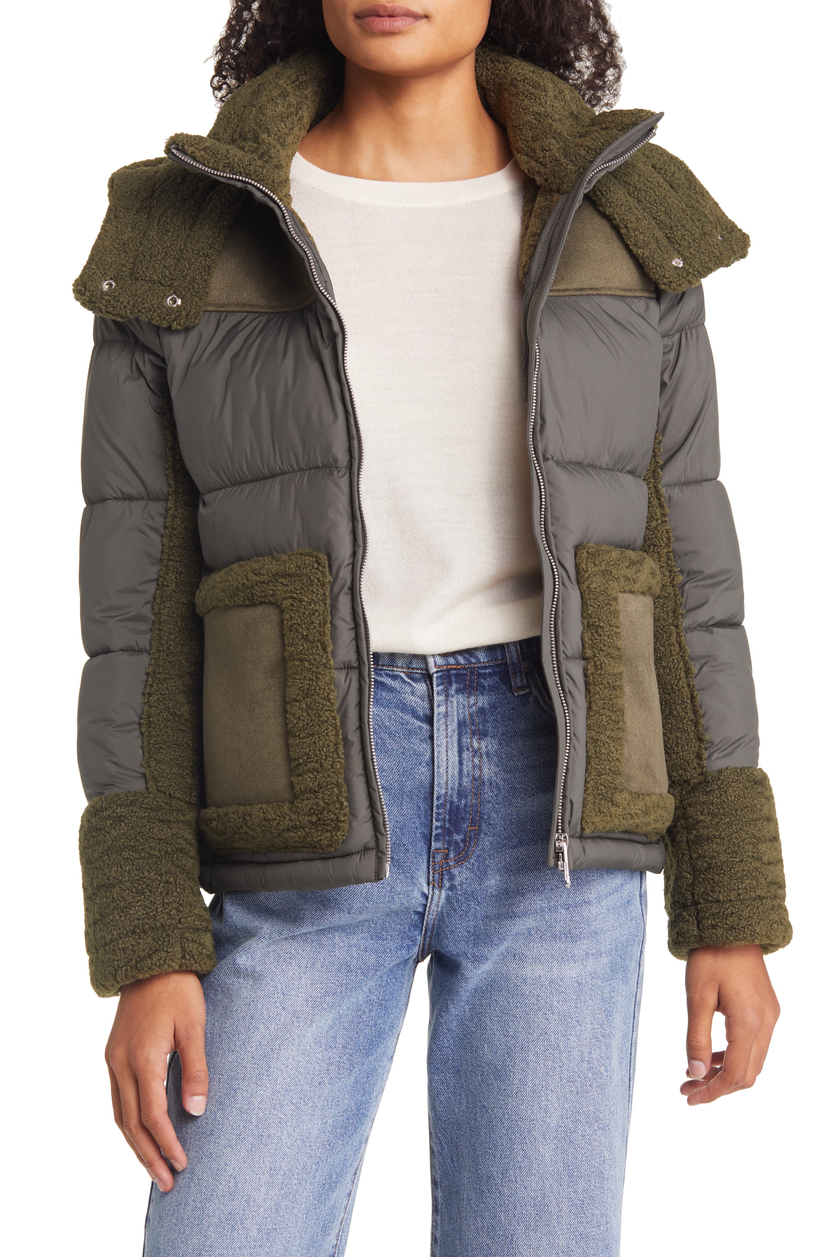 Save 25% Etro Down Jacket With Print in Green Womens Clothing Jackets Casual jackets 