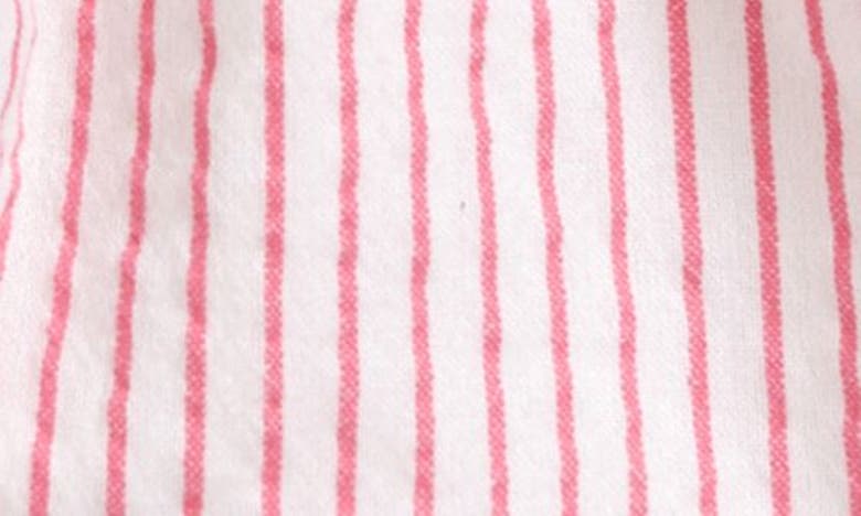Shop Nordstrom Belted Cotton Seersucker Shorts In Pink- White Calvin Stripe
