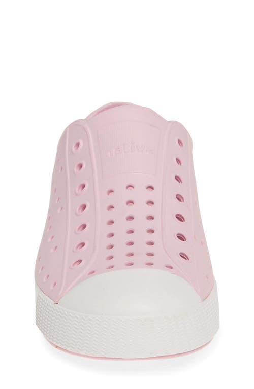 Native Shoes Jefferson Sugarlite Water Resistant Sneaker In Milk Pink/shell White