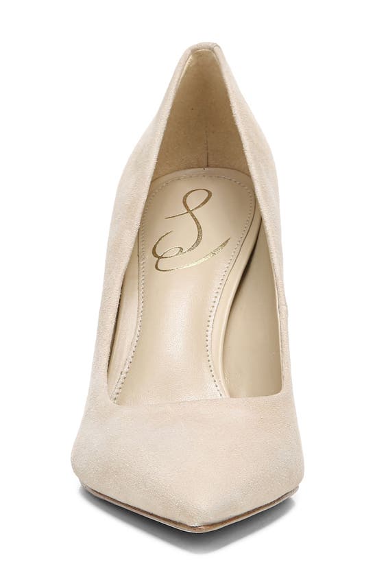 Shop Sam Edelman Hazel Pointed Toe Pump In Cappuccino 365