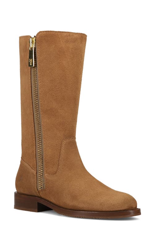 Shop Frye Madison Heavy Zip Boot In Almond