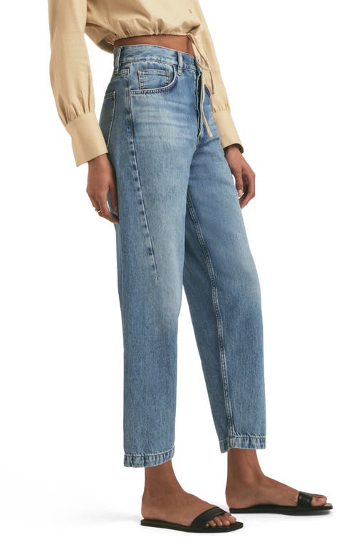 Shop Favorite Daughter The Nikki Mid Rise Barrel Jeans In Venice