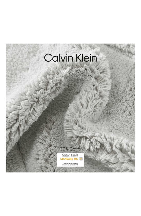Calvin Klein Essence 2-piece Tufted Bath Mat Set In Pastel Grey
