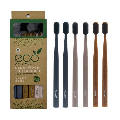 Pursonic Eco Friendly Wide Brush Head Deep Clean Toothbrush In Multicolor