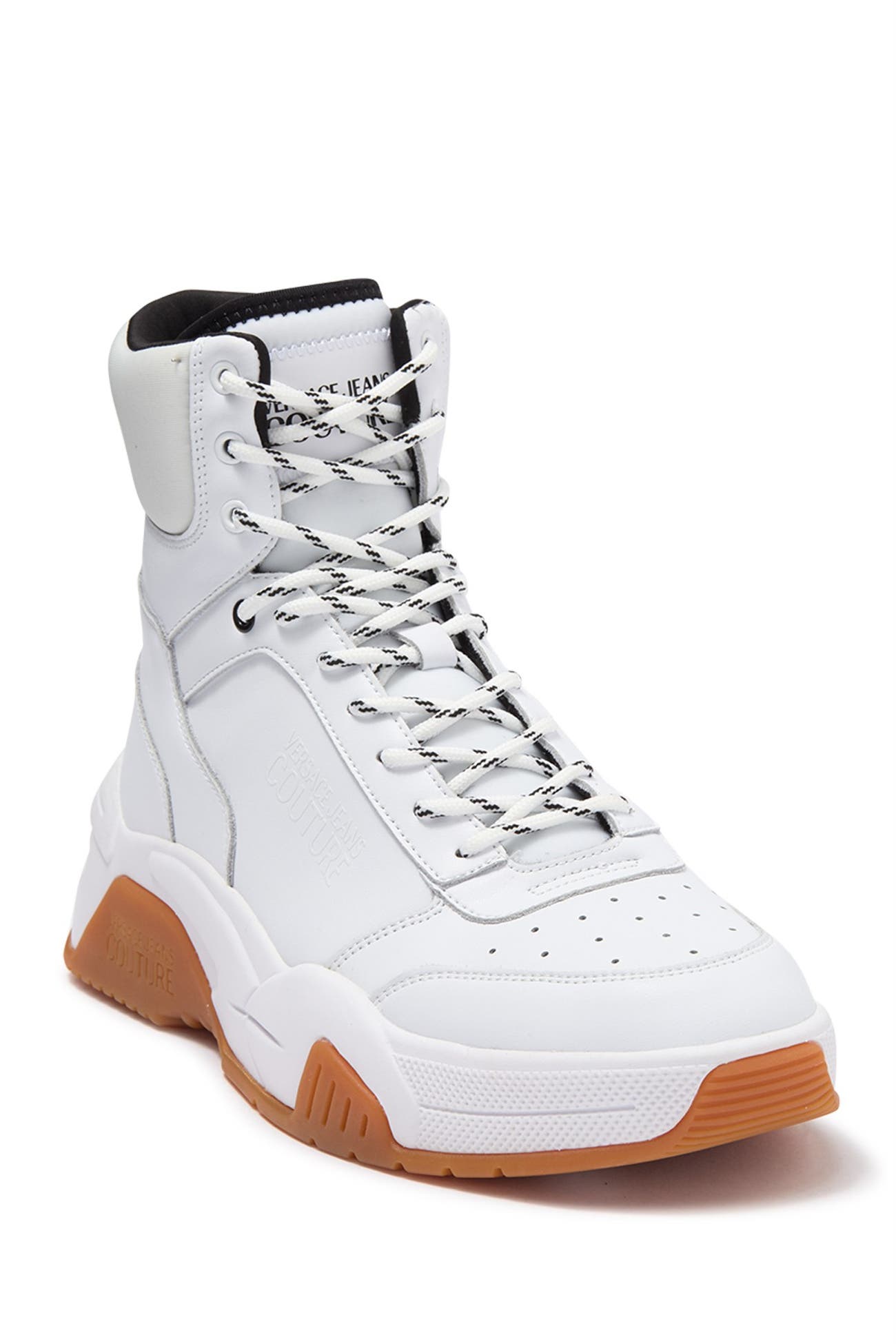 versace jeans high top trainers