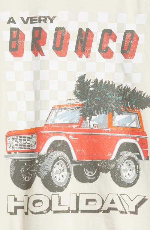 Shop Treasure & Bond Kids' Graphic T-shirt In Ivory Dove Holiday Bronco