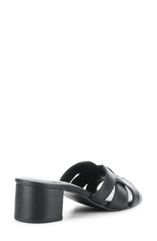 Shop Bos. & Co. Uplift Slide Sandal In Black Leather