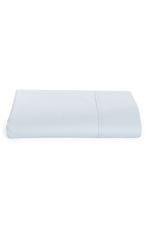 Ralph Lauren 624 Thread Count Organic Cotton Percale Flat Sheet in True Pale Sky Blue at Nordstrom