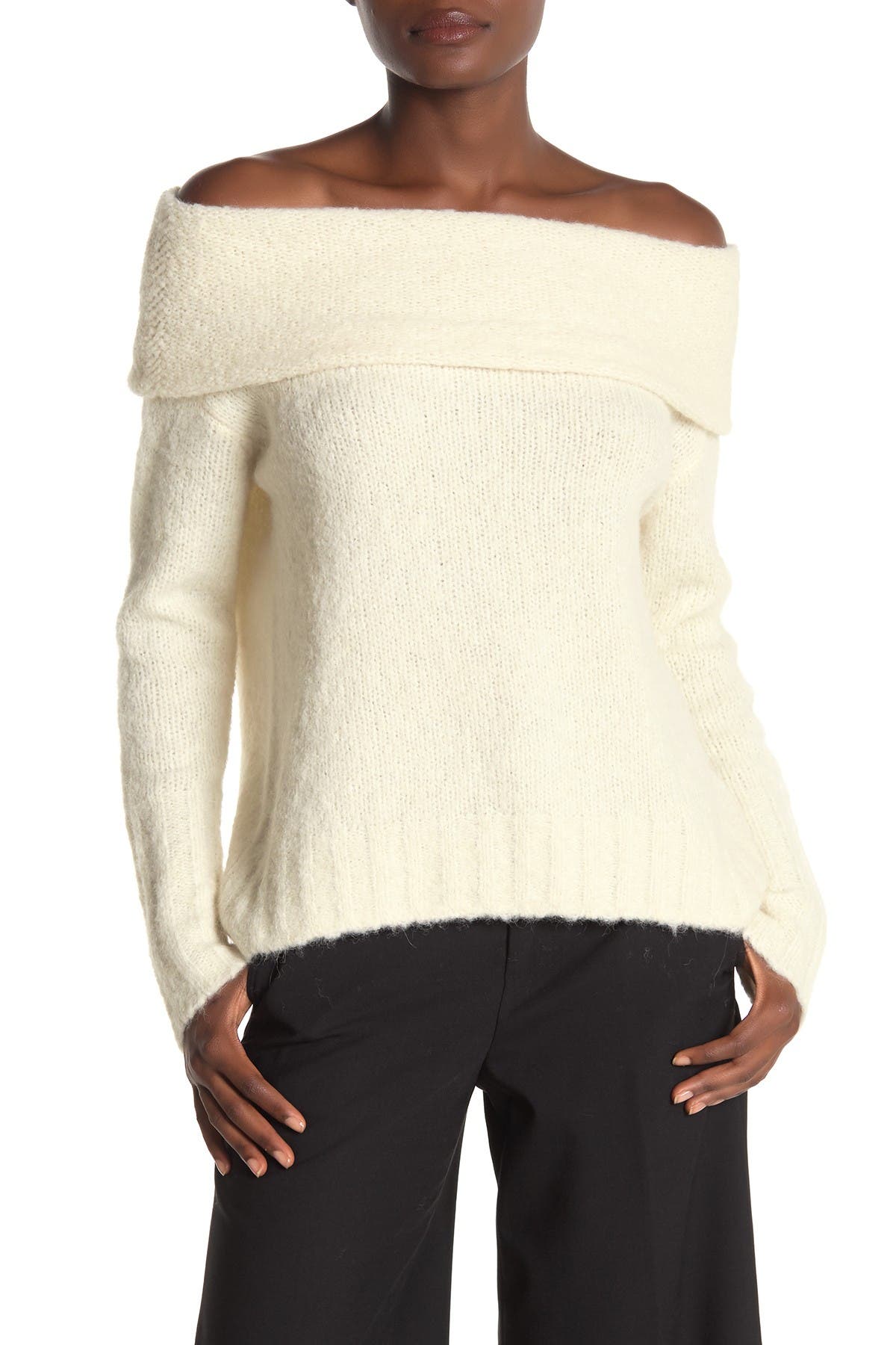 Vince | Off-the-Shoulder Knit Sweater | Nordstrom Rack