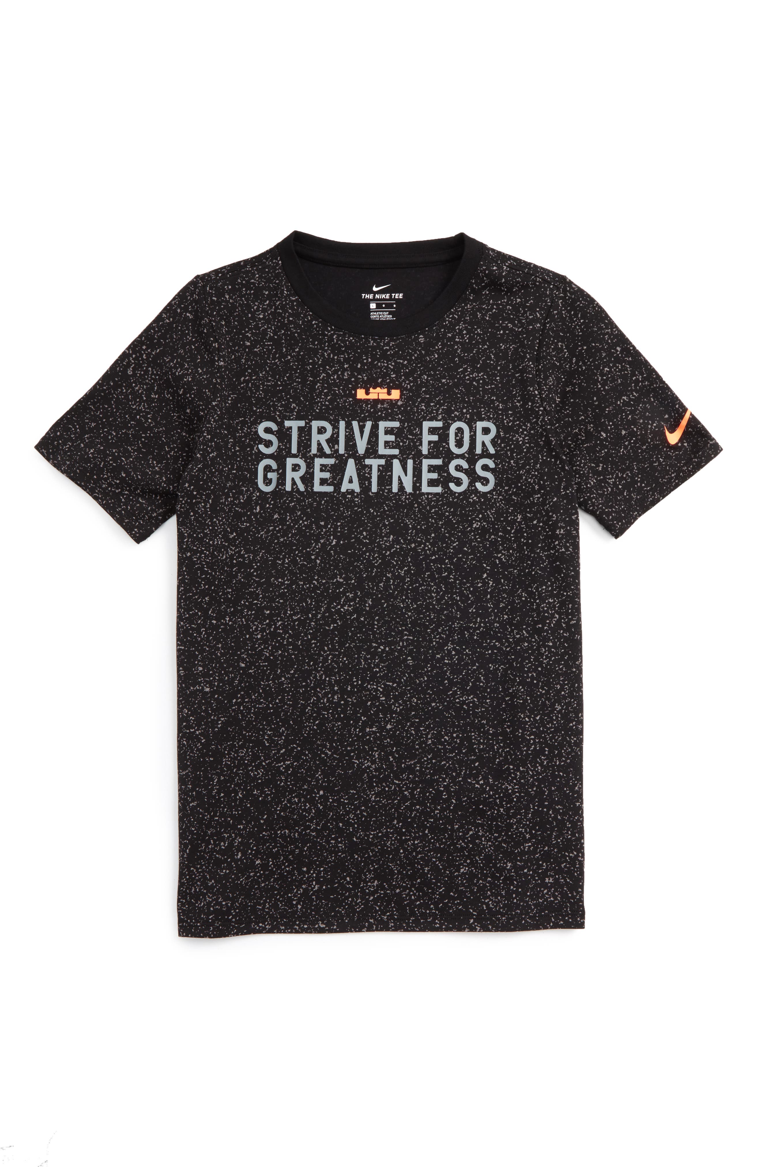 lebron strive for greatness shirt