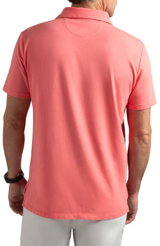 Shop Hypernatural Pinehurst Classic Fit Cotton Blend Golf Polo In Cayenne