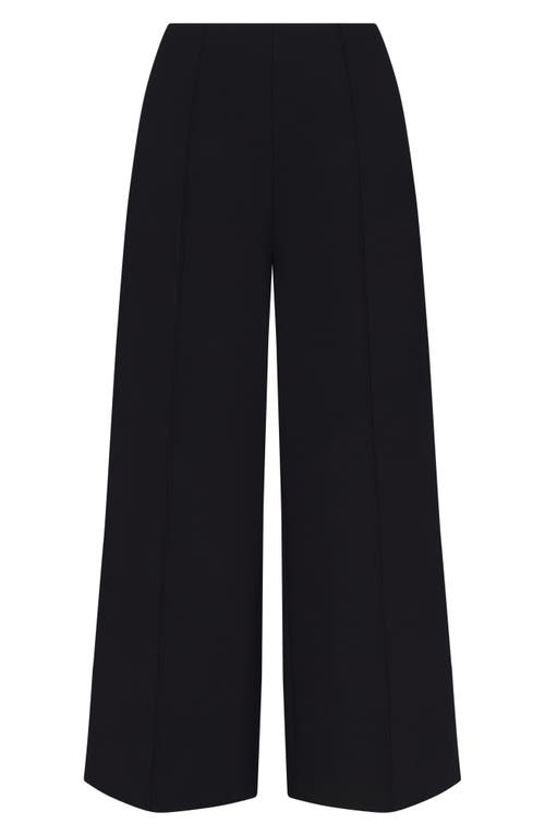 Spanx Crepe Trouser Pant In Classic Black