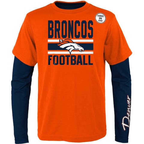 NFL Denver Broncos Women's Roundabout Short Sleeve Fashion T-Shirt - S