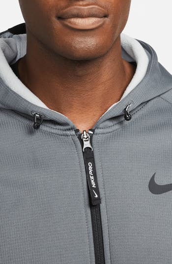 Nike Pro Therma FIT Full Zip Hoodie Nordstrom