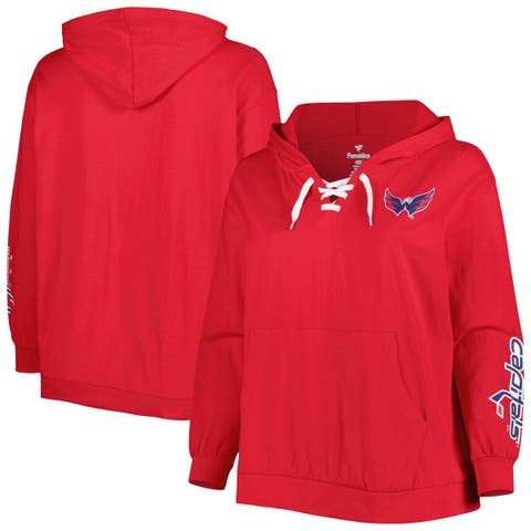 Women's Fanatics Branded Red St. Louis Cardinals Simplicity Crossover V-Neck Pullover Hoodie