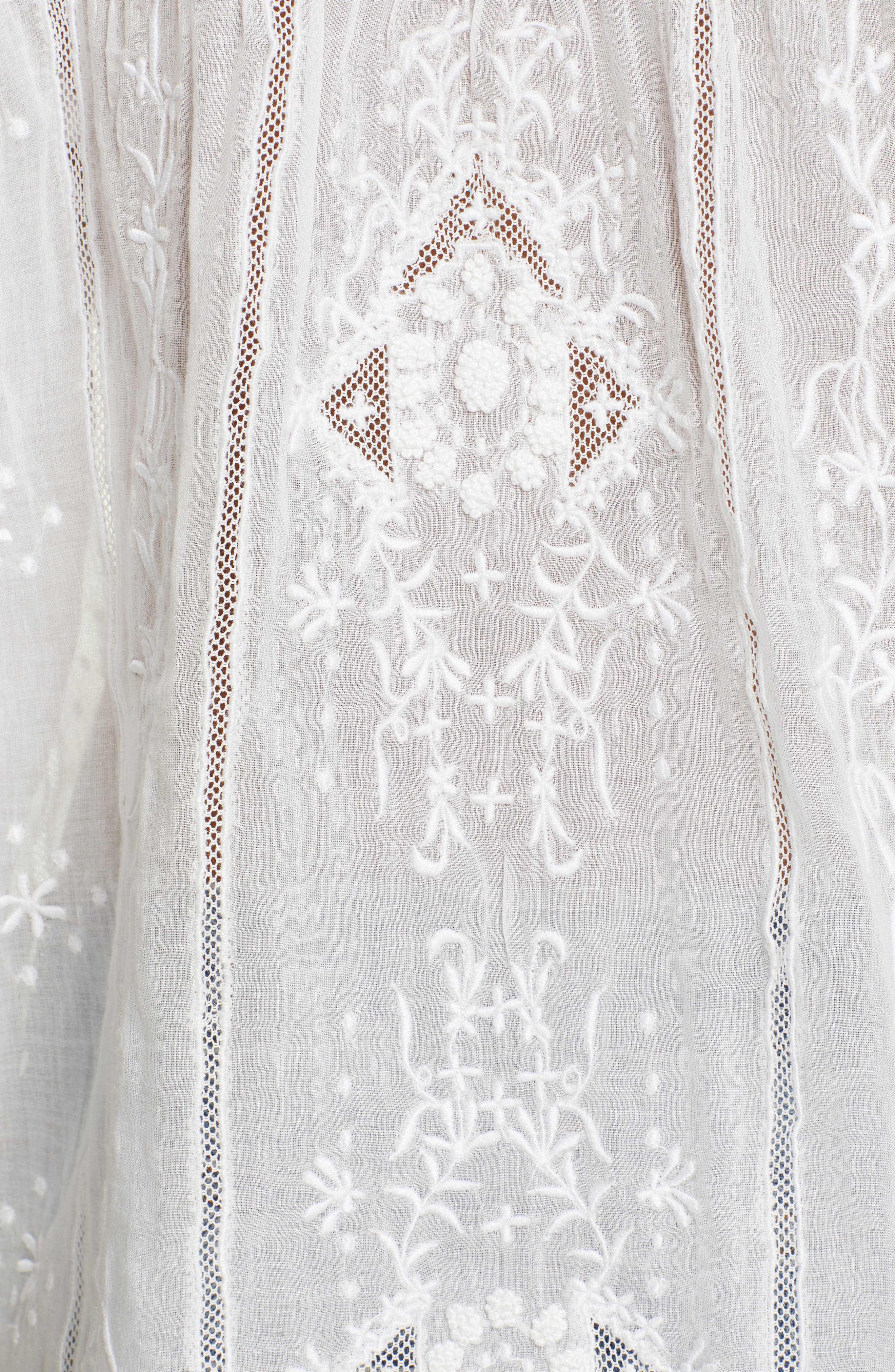 LOVE SAM ROCHELLE EMBROIDERED TOP