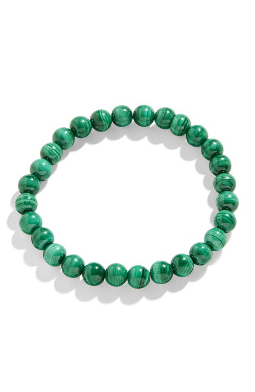 Baublebar Semiprecious Stone Beaded Stretch Bracelet In Green