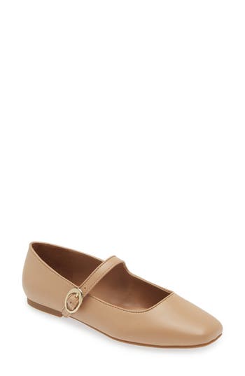 Shop Nordstrom Rack Acinda Mary Jane Flat In Tan Light