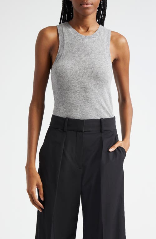 Shop Veronica Beard Jerrel Cashmere Tank In Heather Grey