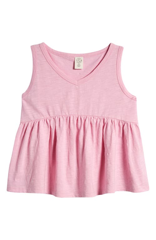 Treasure & Bond Kids' Cotton Peplum Tank Top at