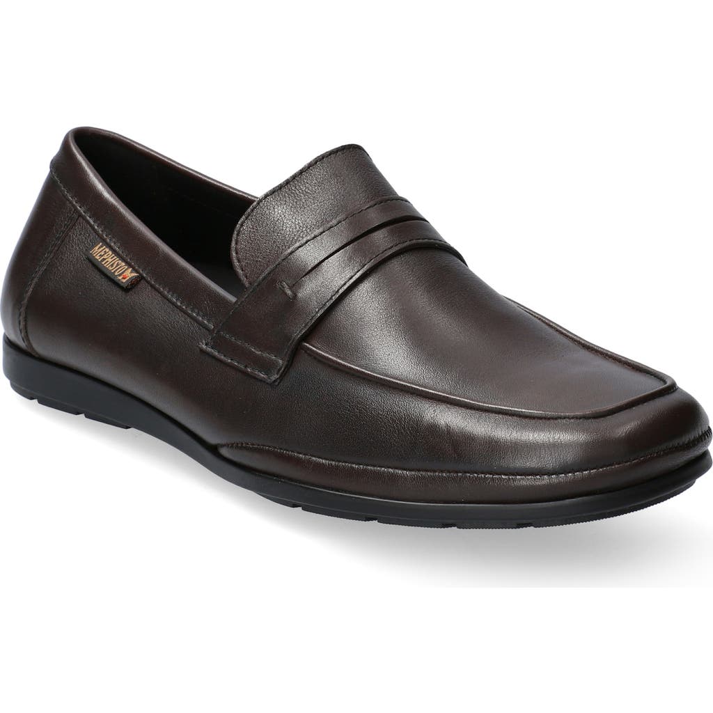 Mephisto Alexis Penny Loafer In Dark Brown