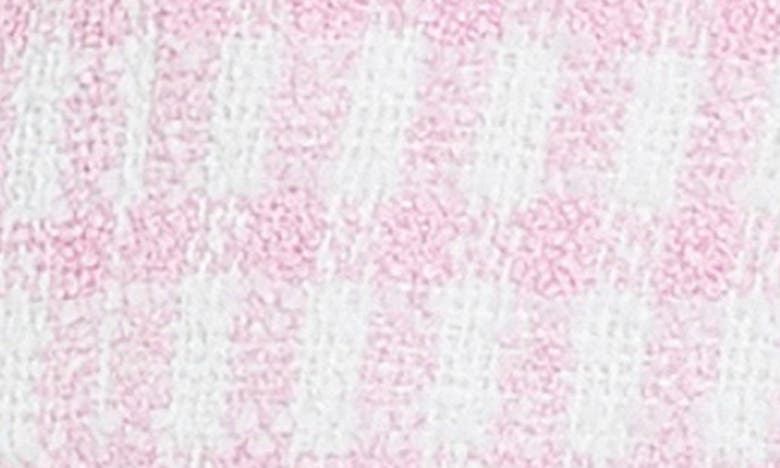 Shop English Factory Check Bouclé Blazer In Pink