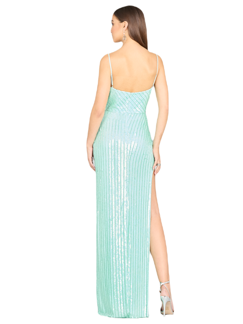 Lara New York Tiffany Sequin Dress In Mint
