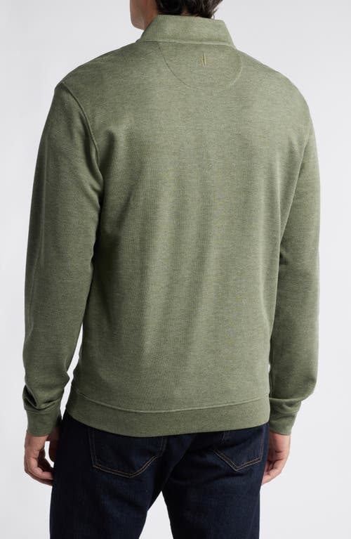 Johnnie-o Sully Quarter Zip Pullover In Sequoia