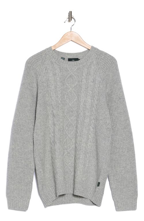 Rodd & Gunn Jacobs Town Cable Stitch Sweater In Stone