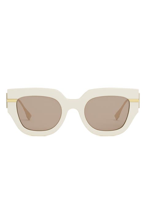 The Fendigraphy 51mm Geometric Sunglasses