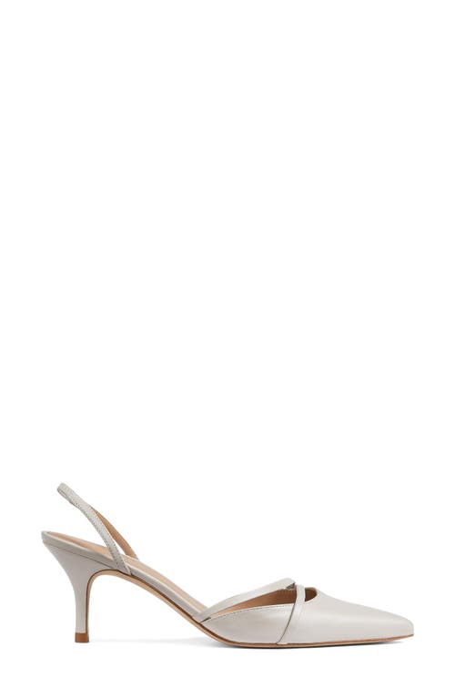 Shop Lk Bennett Madeley Slingback Pointed Toe Pump In Pearl