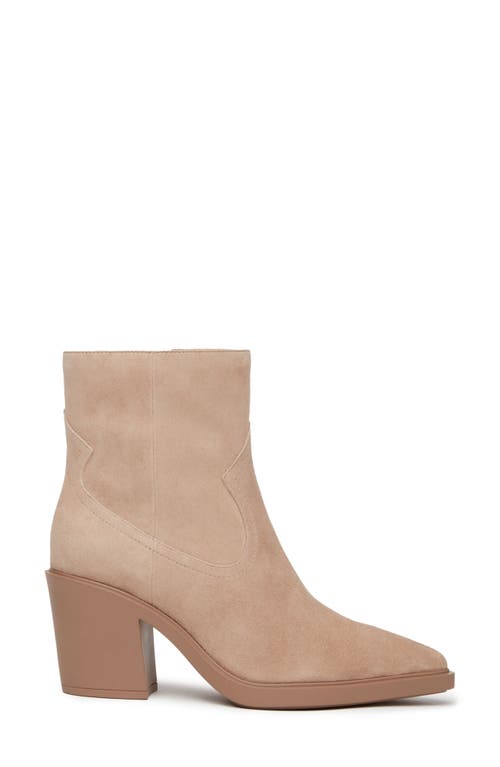 Shop Paige Glenn Pointed Toe Bootie In Light Tan