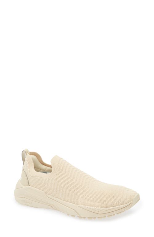 Apl Athletic Propulsion Labs Athletic Propulsion Labs Techloom Traveler Herringbone-knit Sneakers In Parchment/ivory