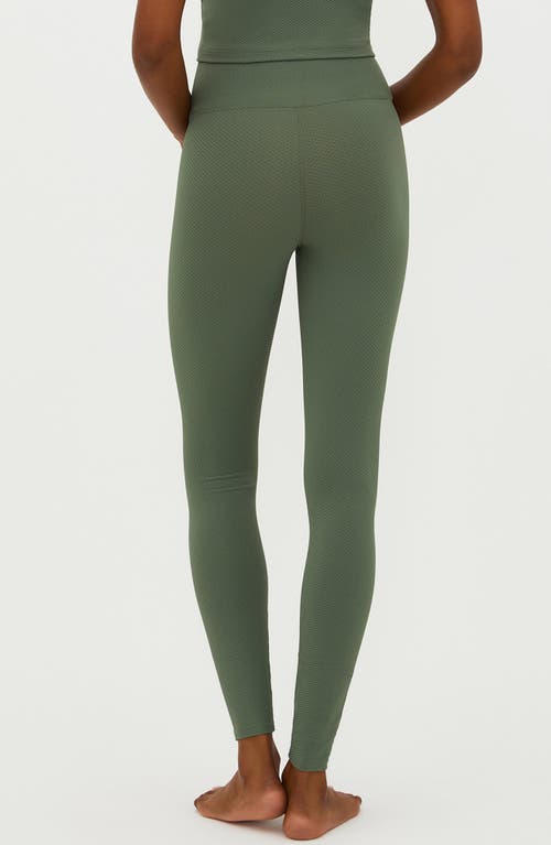 Shop Beach Riot Piper Textured Leggings In Queen Palm Waffle