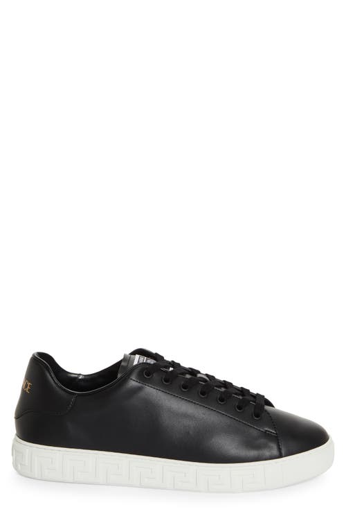 Shop Versace Greca Sneaker In Black