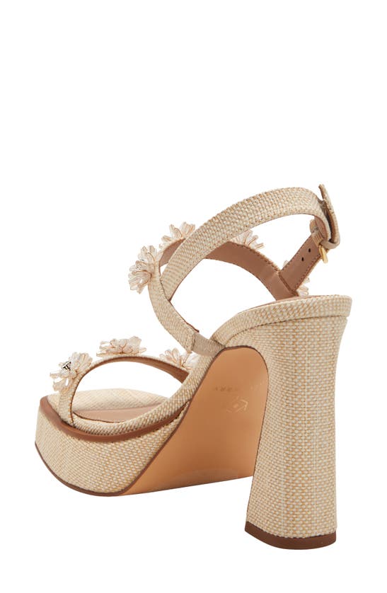 Shop Katy Perry The Steady Floral Slingback Platform Sandal In Natural