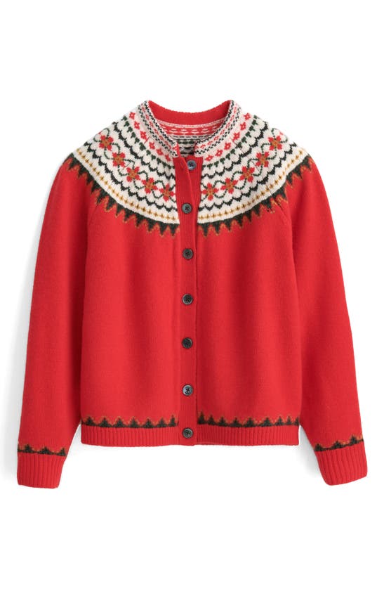 ALEX MILL HILDE FAIR ISLE CARDIGAN