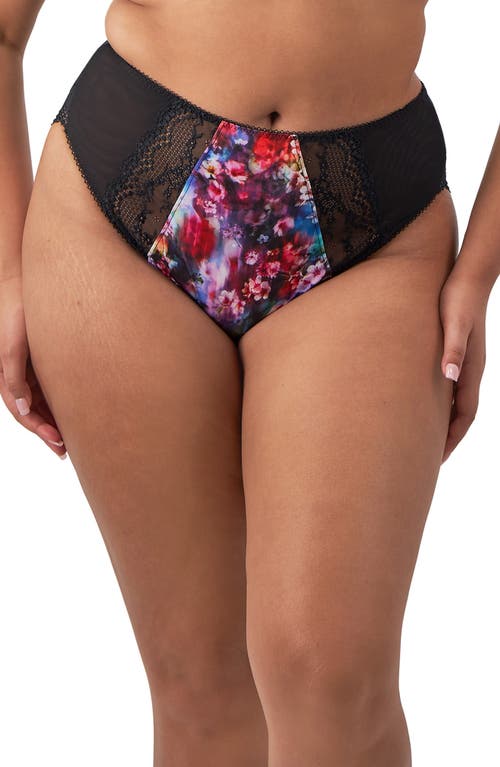 Elomi Lucie High Leg Briefs in Cherry Blossom 