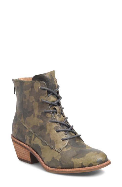 Annalise Bootie in Olive Camo