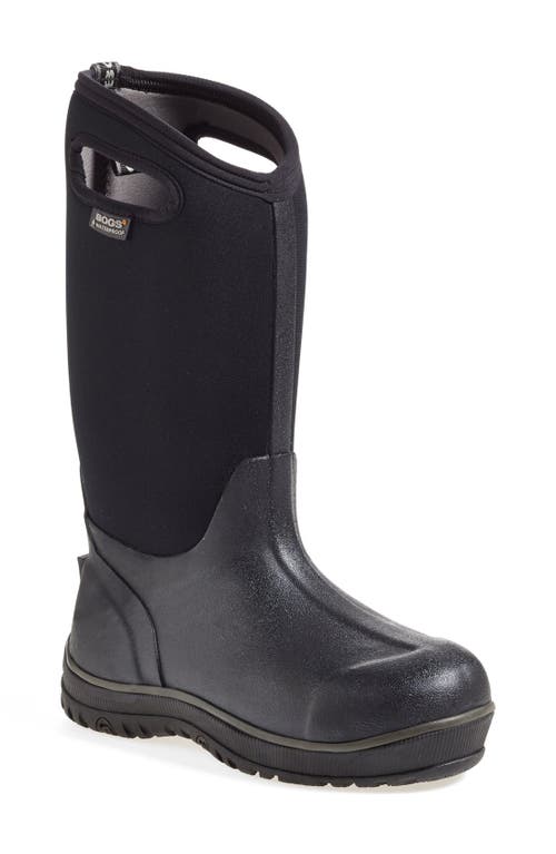 'Classic' Ultra High Waterproof Snow Boot with Cutout Handles in Black