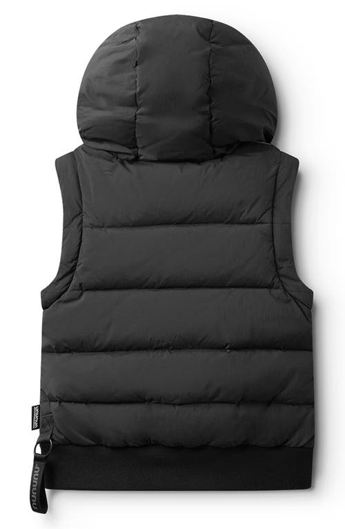 Shop Nununu Kids' All You Need Detachable Sleeves Down Jacket In Black