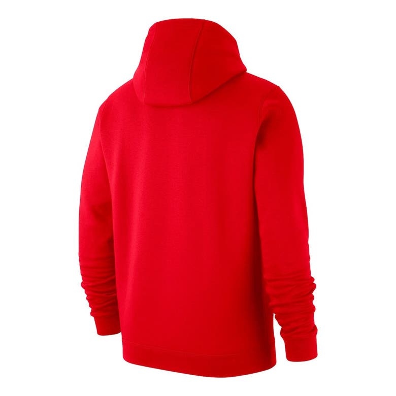 Nike Red Marist Red Foxes Club Fleece Pullover Hoodie | ModeSens