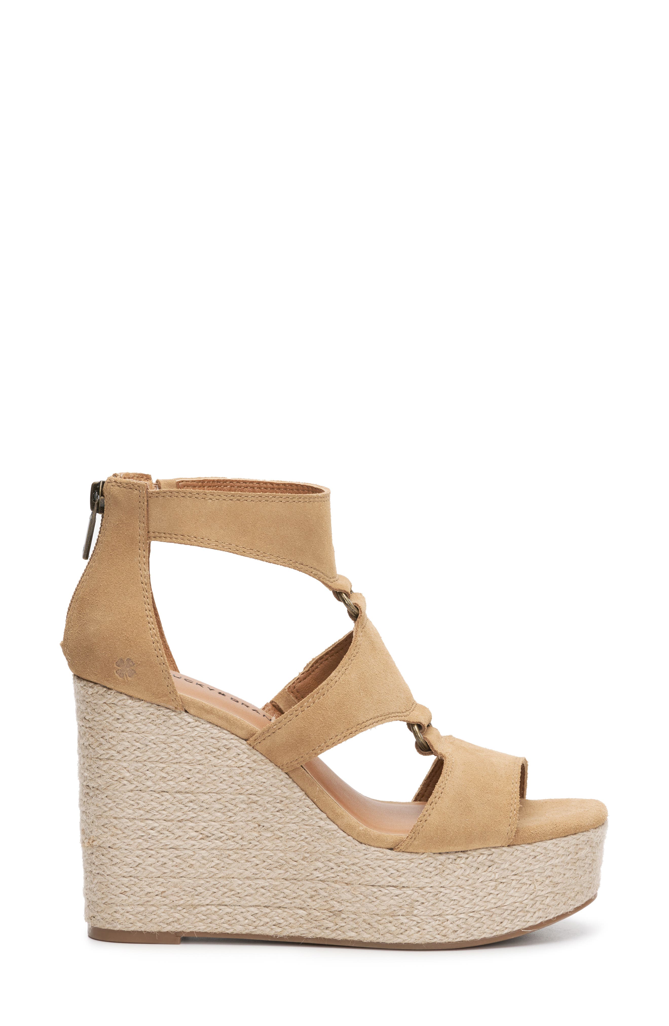Lucky Brand Rillyon Espadrille Wedge 
