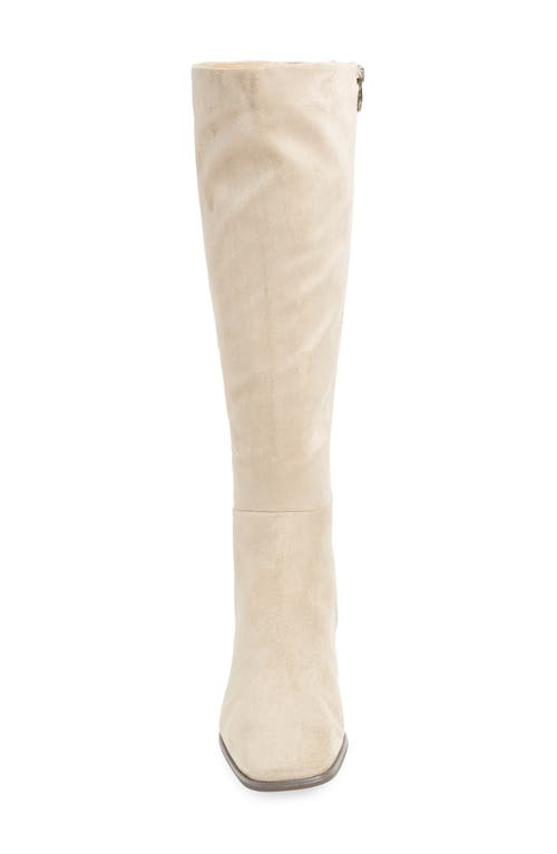 Shop Nordstrom Rack Newbury Block Heel Boot In Beige Taupe